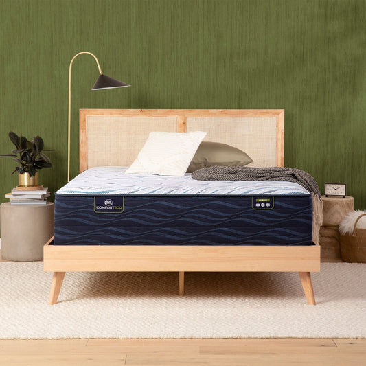 Serta iComfortECO Q30LTX 15.75 Hybrid Plush Mattress and Adjustable Base Set