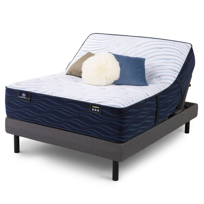 Serta iComfortECO Q30LTX 15.75 Hybrid Plush Mattress and Adjustable Base Set