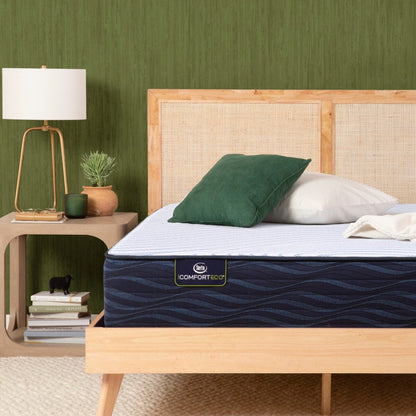 Serta iComfortECO S15GL 12.75 Hybrid Firm Mattress and Adjustable Base Set