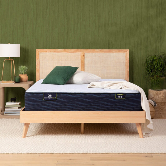 Serta iComfortECO S15GL 12.75 Hybrid Firm Mattress and Adjustable Base Set