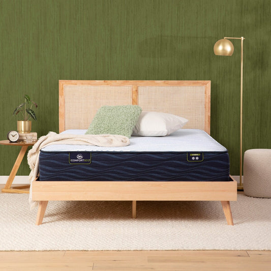Serta iComfortECO S20GL 13.25 Hybrid Plush Mattress and Adjustable Base Set