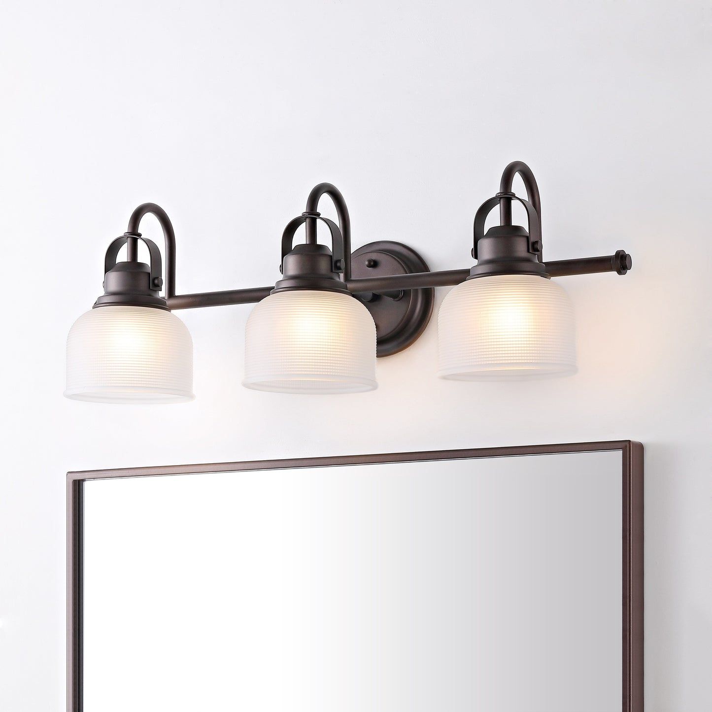 Shirley Metal/Glass LED Vanity Light, by JONATHAN Y
