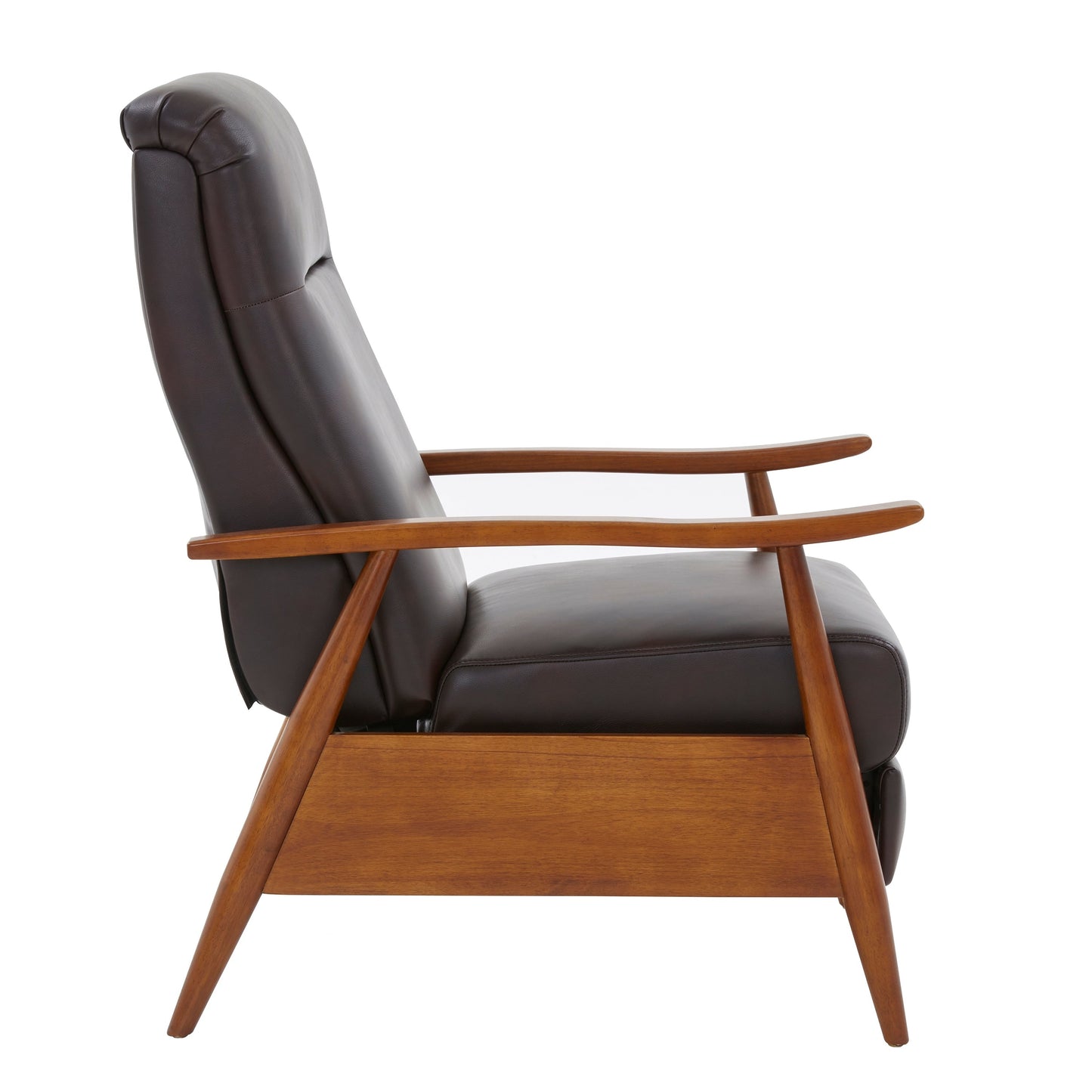 Sienna Upholstered Wood Push Back Recliner by Greyson Living