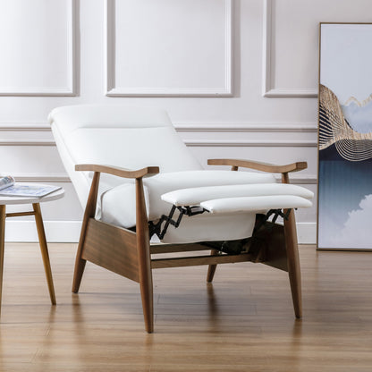 Sienna Upholstered Wood Push Back Recliner by Greyson Living