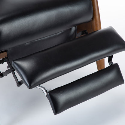Sienna Upholstered Wood Push Back Recliner by Greyson Living