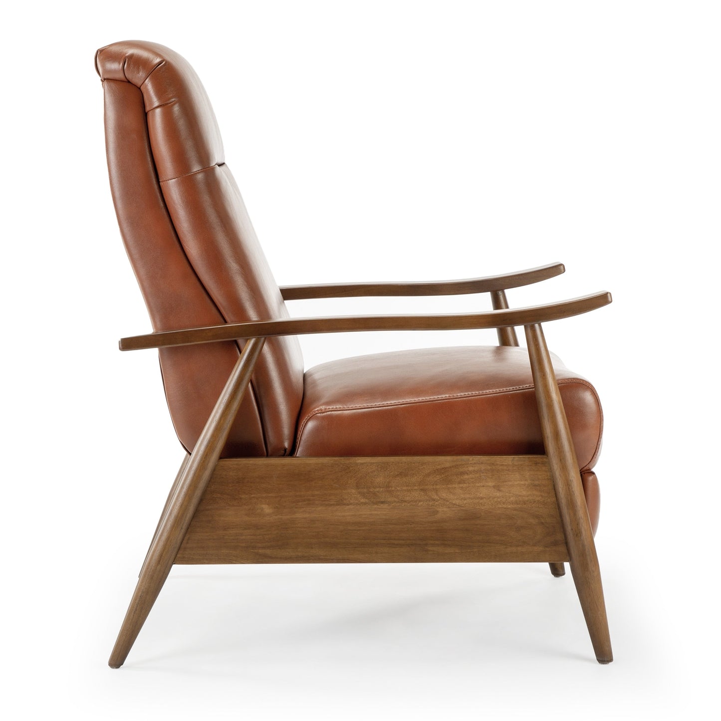 Sienna Upholstered Wood Push Back Recliner by Greyson Living