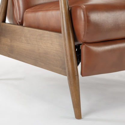 Sienna Upholstered Wood Push Back Recliner by Greyson Living