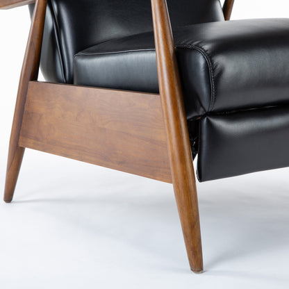 Sienna Upholstered Wood Push Back Recliner by Greyson Living