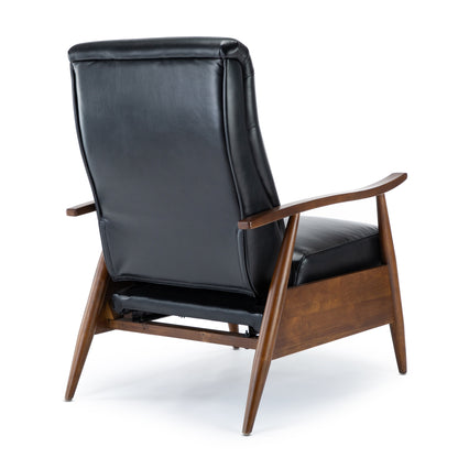 Sienna Upholstered Wood Push Back Recliner by Greyson Living