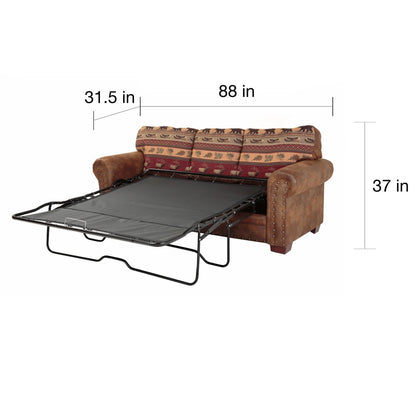Sierra Mountain Lodge Sleeper Sofa