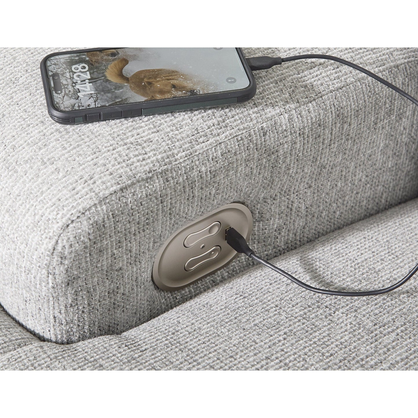Signature Design by Ashley Acklen Place Wide Seat Power Recliner
