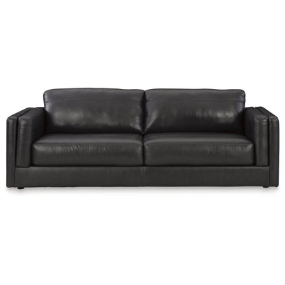 Signature Design by Ashley Amiata Onyx Sofa - 96W x 41D x 35H