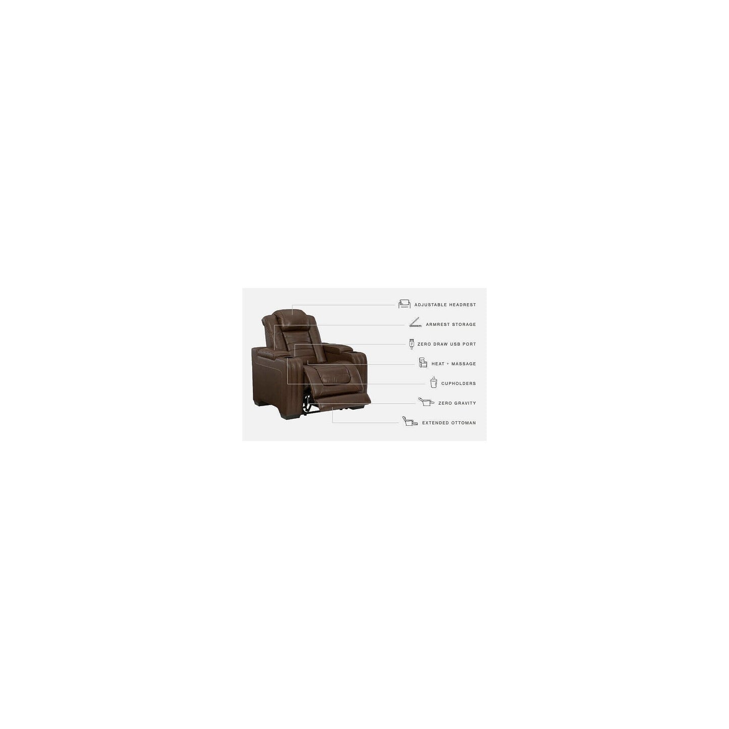 Signature Design by Ashley Backtrack Brown 3-Piece Upholstery Package