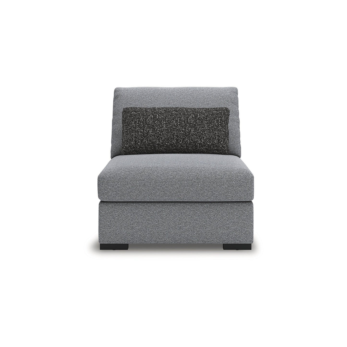 Signature Design by Ashley Bealton Gray 3-Piece Sectional - 140 W x 44 D x 41 H