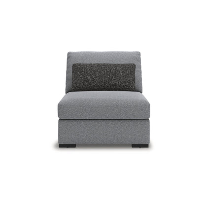 Signature Design by Ashley Bealton Gray 3-Piece Sectional - 140 W x 44 D x 41 H