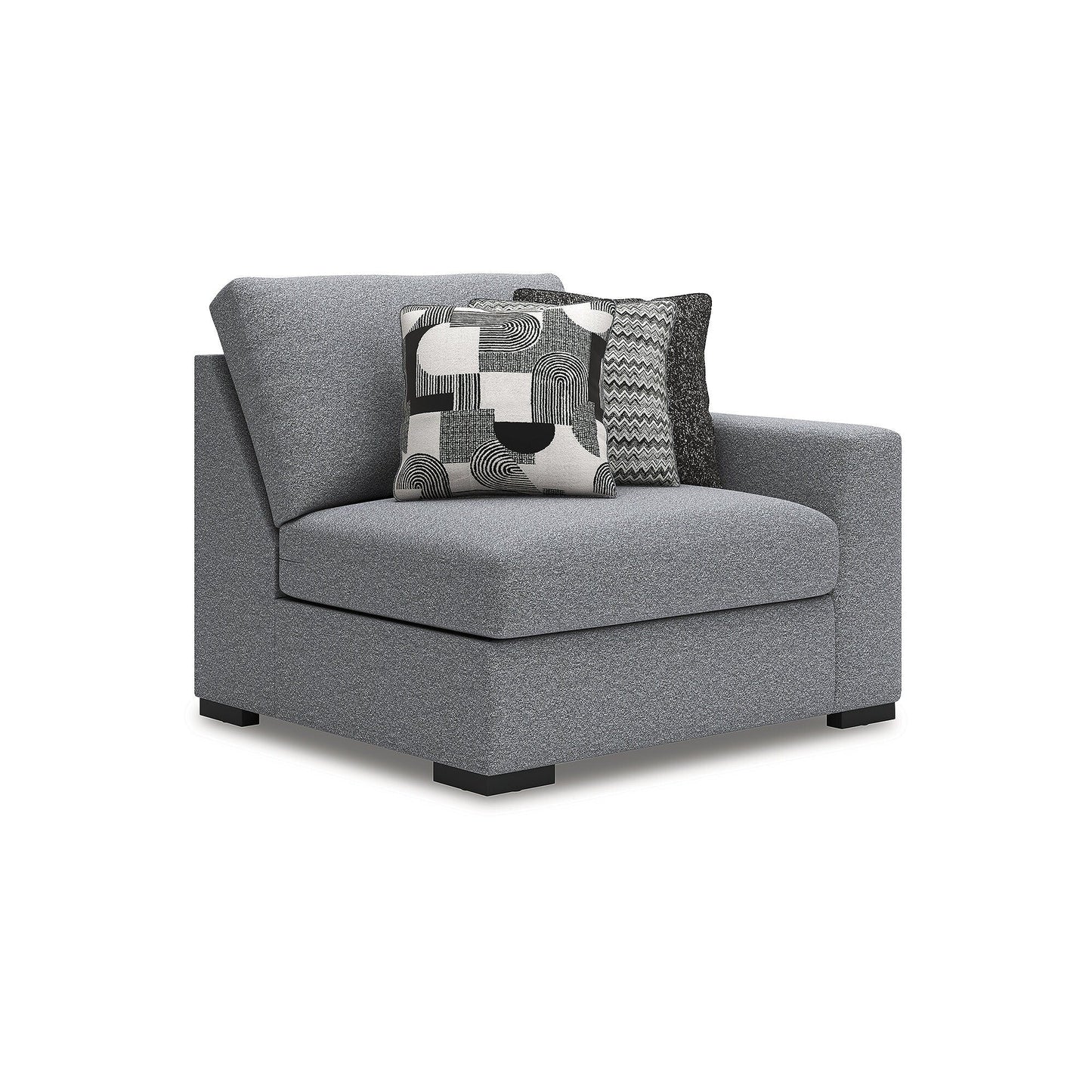 Signature Design by Ashley Bealton Gray 3-Piece Sectional - 140 W x 44 D x 41 H