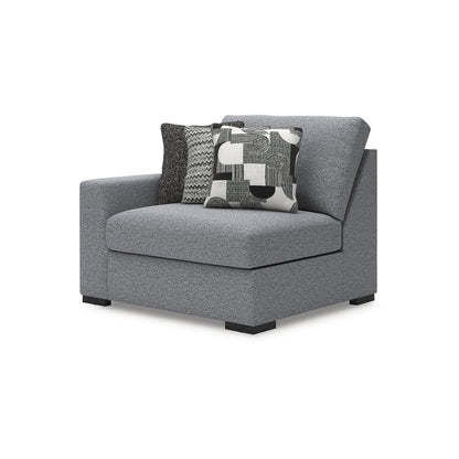 Signature Design by Ashley Bealton Gray 3-Piece Sectional - 140 W x 44 D x 41 H