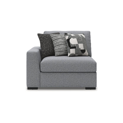Signature Design by Ashley Bealton Gray 3-Piece Sectional - 140 W x 44 D x 41 H