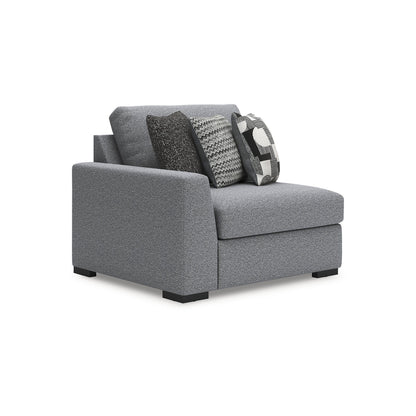 Signature Design by Ashley Bealton Gray 3-Piece Sectional - 140 W x 44 D x 41 H
