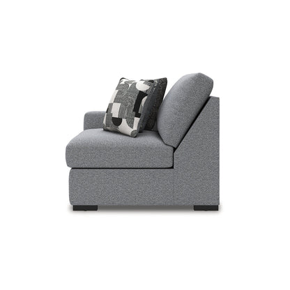 Signature Design by Ashley Bealton Gray 3-Piece Sectional - 140 W x 44 D x 41 H