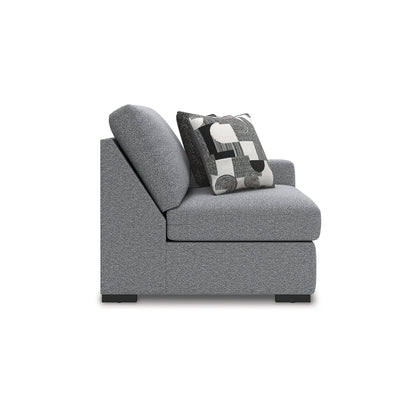 Signature Design by Ashley Bealton Gray 3-Piece Sectional - 140 W x 44 D x 41 H