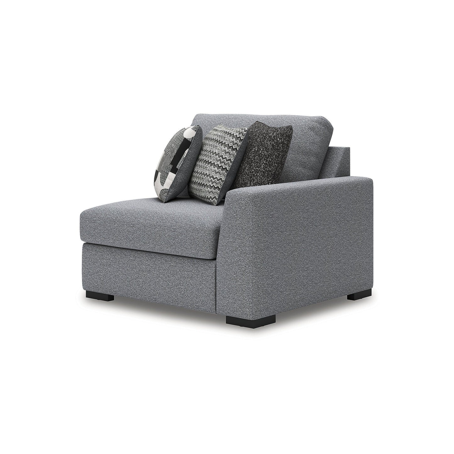 Signature Design by Ashley Bealton Gray 3-Piece Sectional - 140 W x 44 D x 41 H