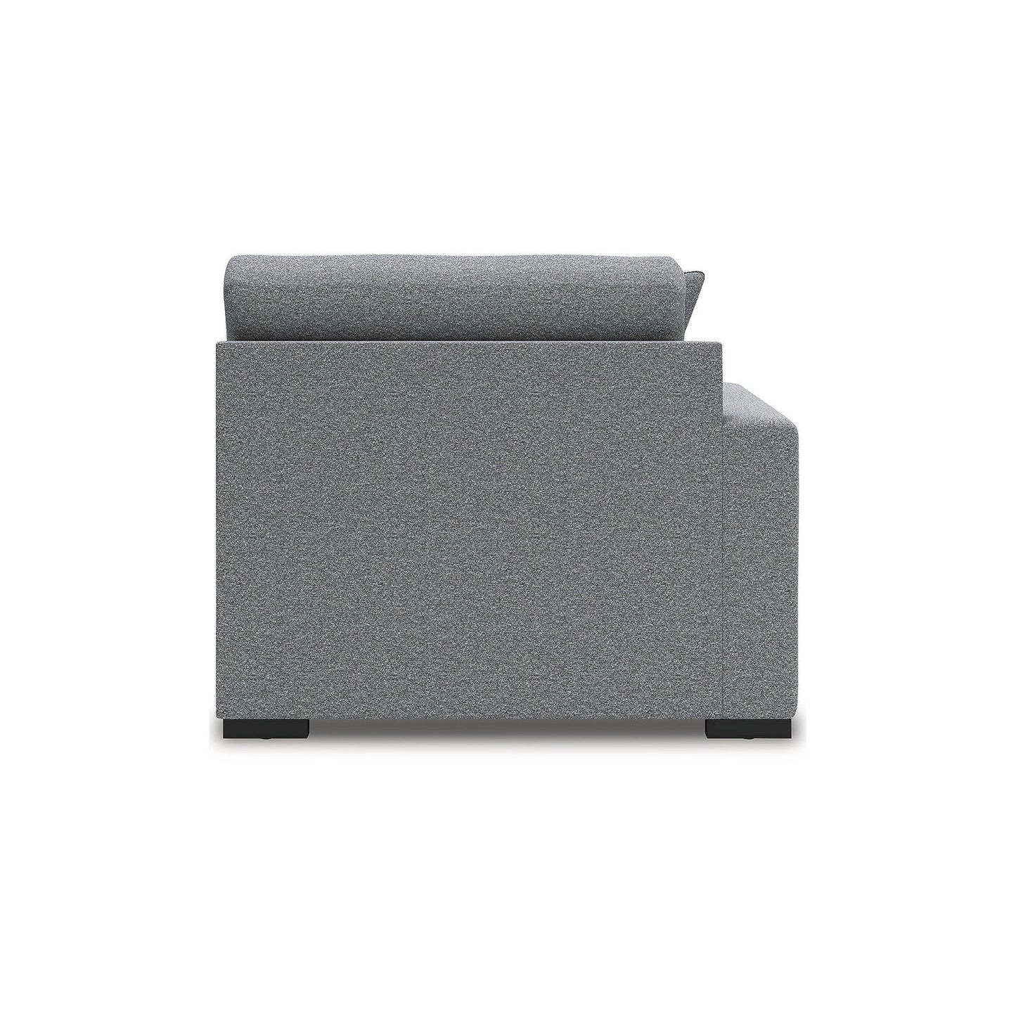 Signature Design by Ashley Bealton Gray 3-Piece Sectional - 140 W x 44 D x 41 H