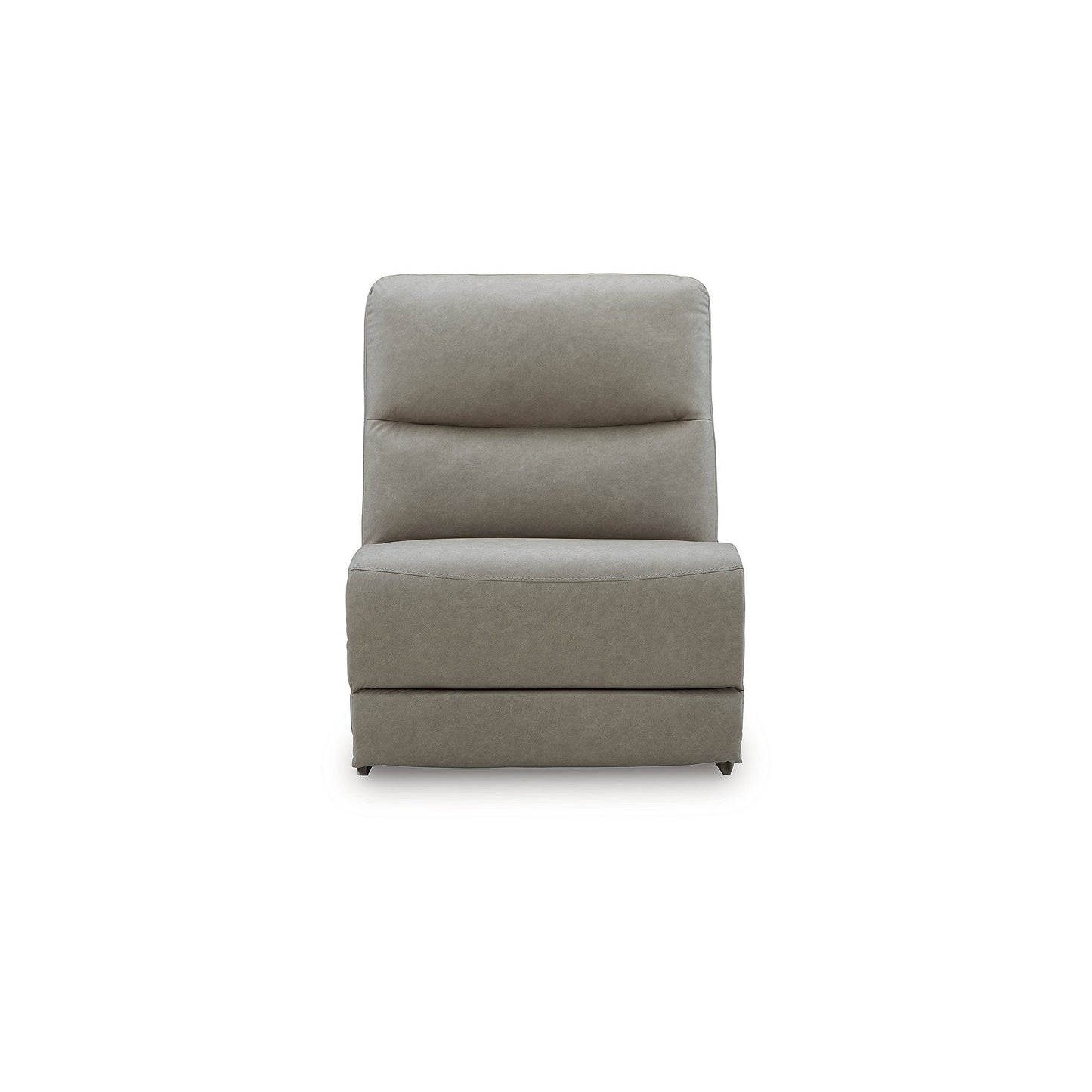 Signature Design by Ashley Brannigan Gray 3-Piece Power Reclining Sectional - 112 W x 41 D x 42 H