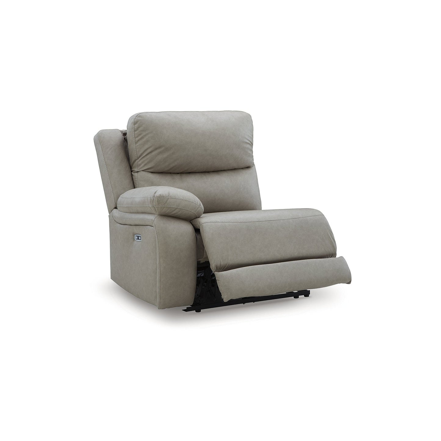 Signature Design by Ashley Brannigan Gray 3-Piece Power Reclining Sectional - 112 W x 41 D x 42 H