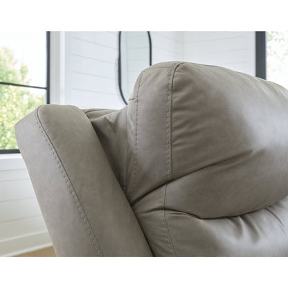 Signature Design by Ashley Brannigan Gray 3-Piece Power Reclining Sectional - 112 W x 41 D x 42 H
