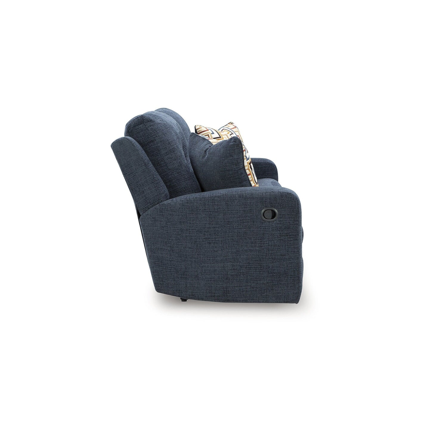 Signature Design by Ashley Danum Blue Reclining Sofa - 87 W x 40 D x 41 H