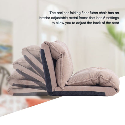 Nestfair Sofa Bed Adjustable Folding Futon with 2-Pillows