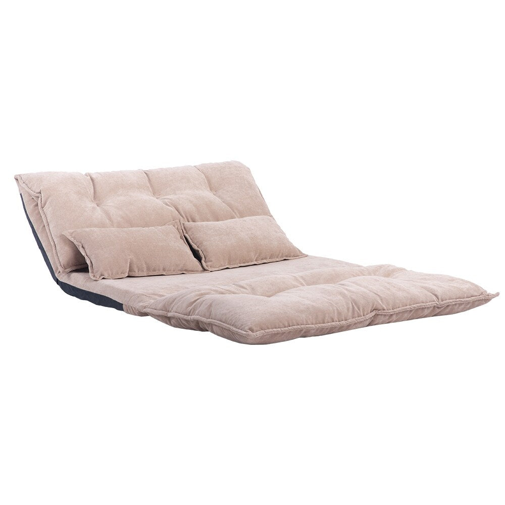Nestfair Sofa Bed Adjustable Folding Futon with 2-Pillows