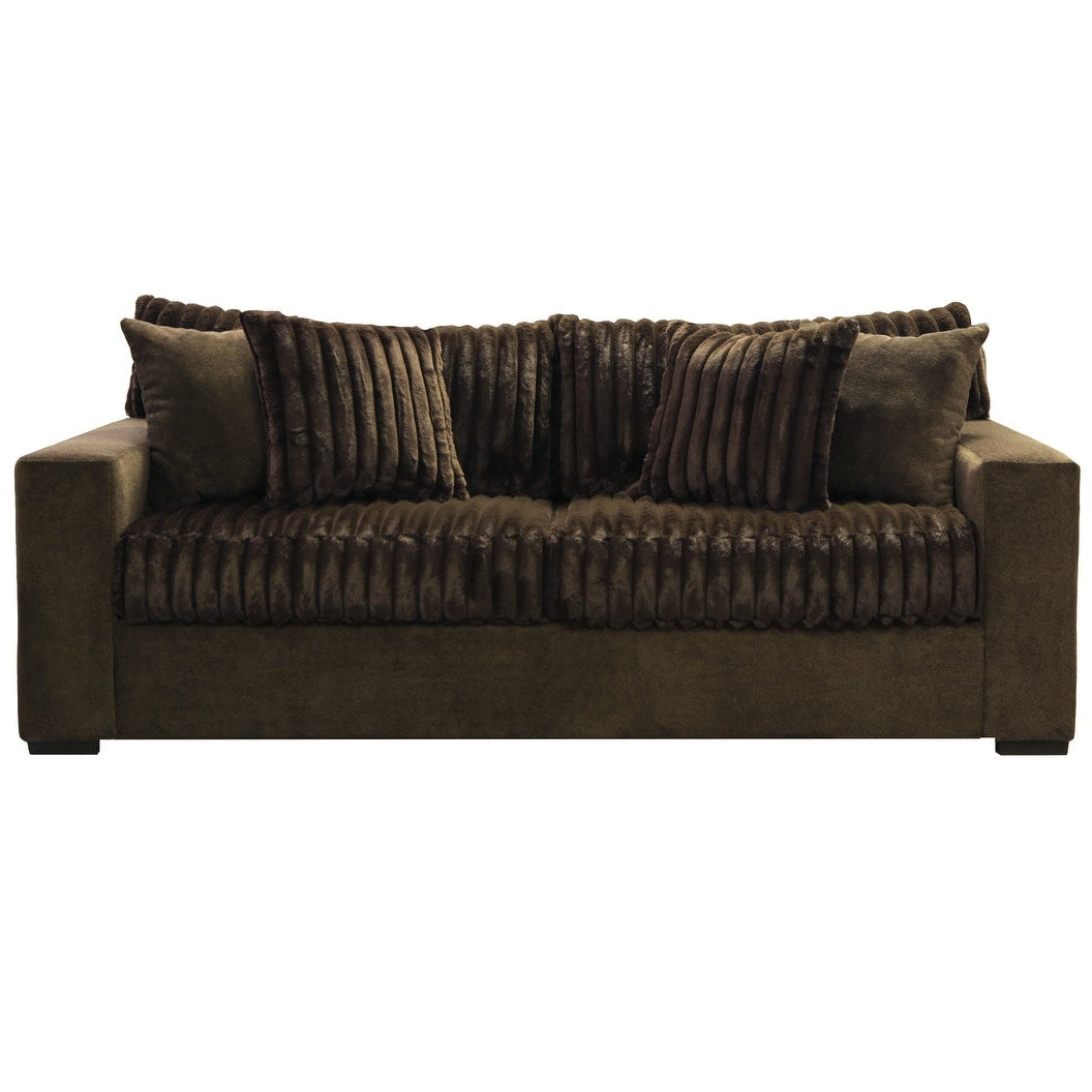 Woodhaven Furniture Studio Cord Sleeper Sofa