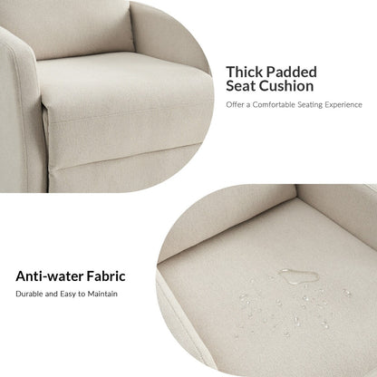 Julian Modern Swivel Rocker Manual Recliner by HULALA HOME