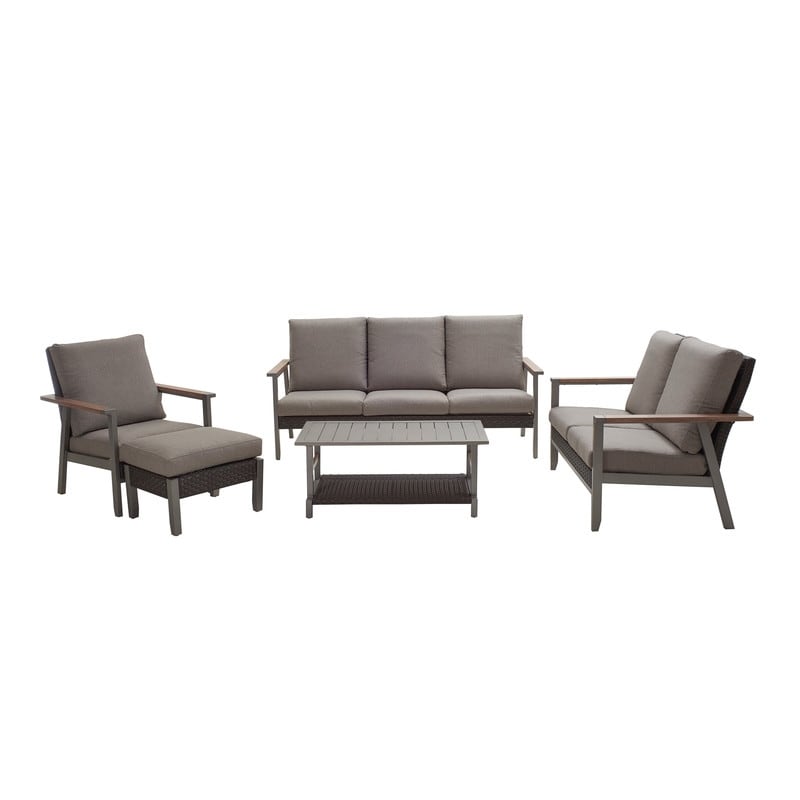 Patio Festival Thermal Transfer 5-Piece Outdoor Conversation Set