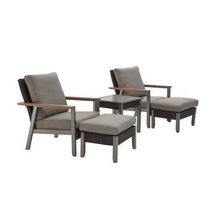Patio Festival Thermal Transfer 5-Piece Outdoor Conversation Set