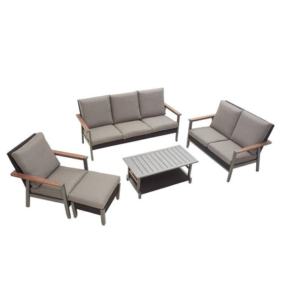 Patio Festival Thermal Transfer 5-Piece Outdoor Conversation Set
