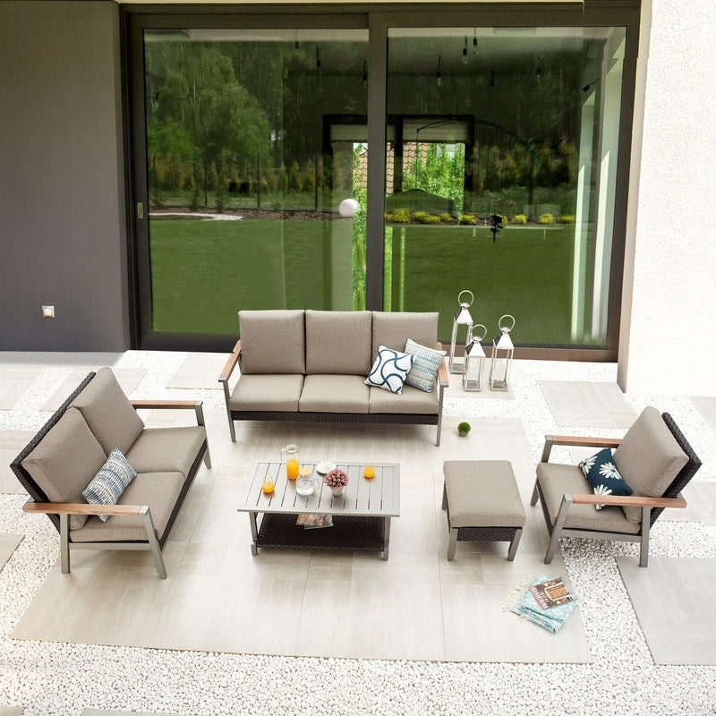 Patio Festival Thermal Transfer 5-Piece Outdoor Conversation Set