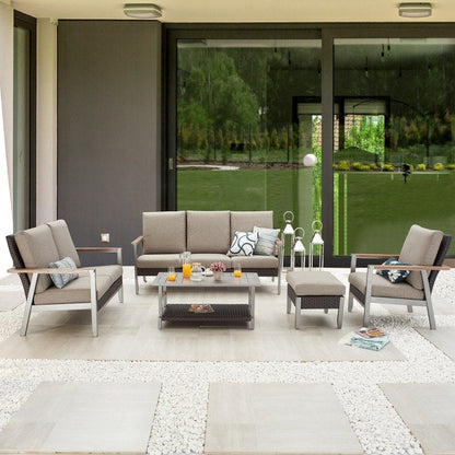 Patio Festival Thermal Transfer 5-Piece Outdoor Conversation Set