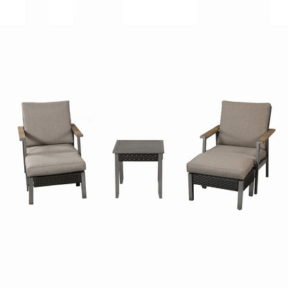 Patio Festival Thermal Transfer 5-Piece Outdoor Conversation Set