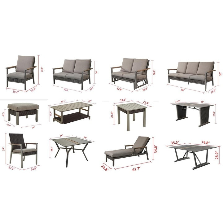 Patio Festival Thermal Transfer 5-Piece Outdoor Dining Set