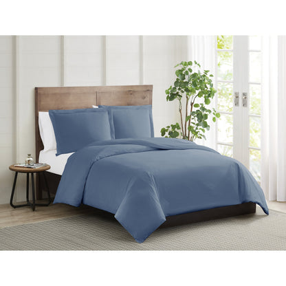Truly Calm Silver Cool Antimicrobial 3 Piece Duvet Cover Set