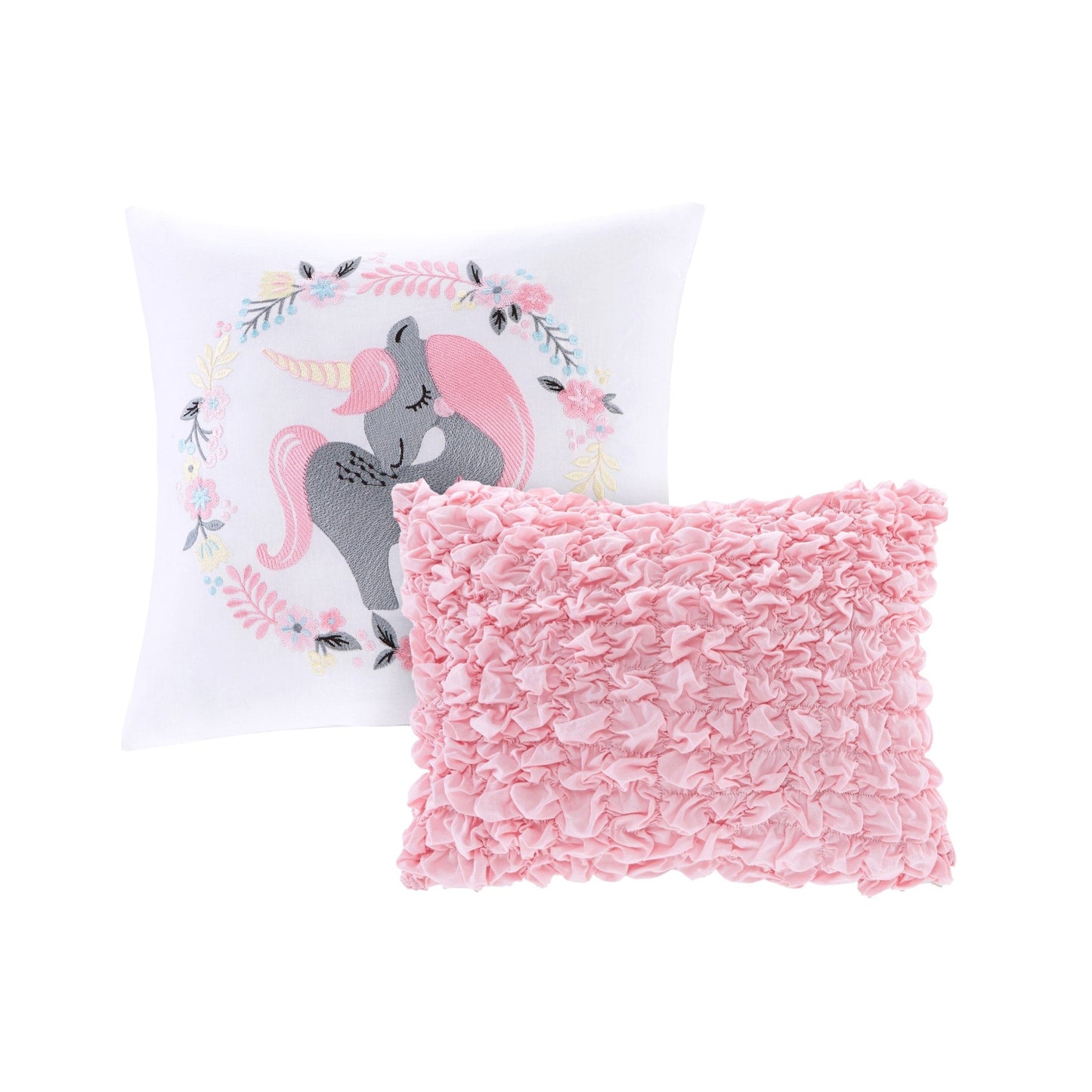 Intelligent Design Kids Bliss Pink Cotton Printed 5-piece Comforter Set