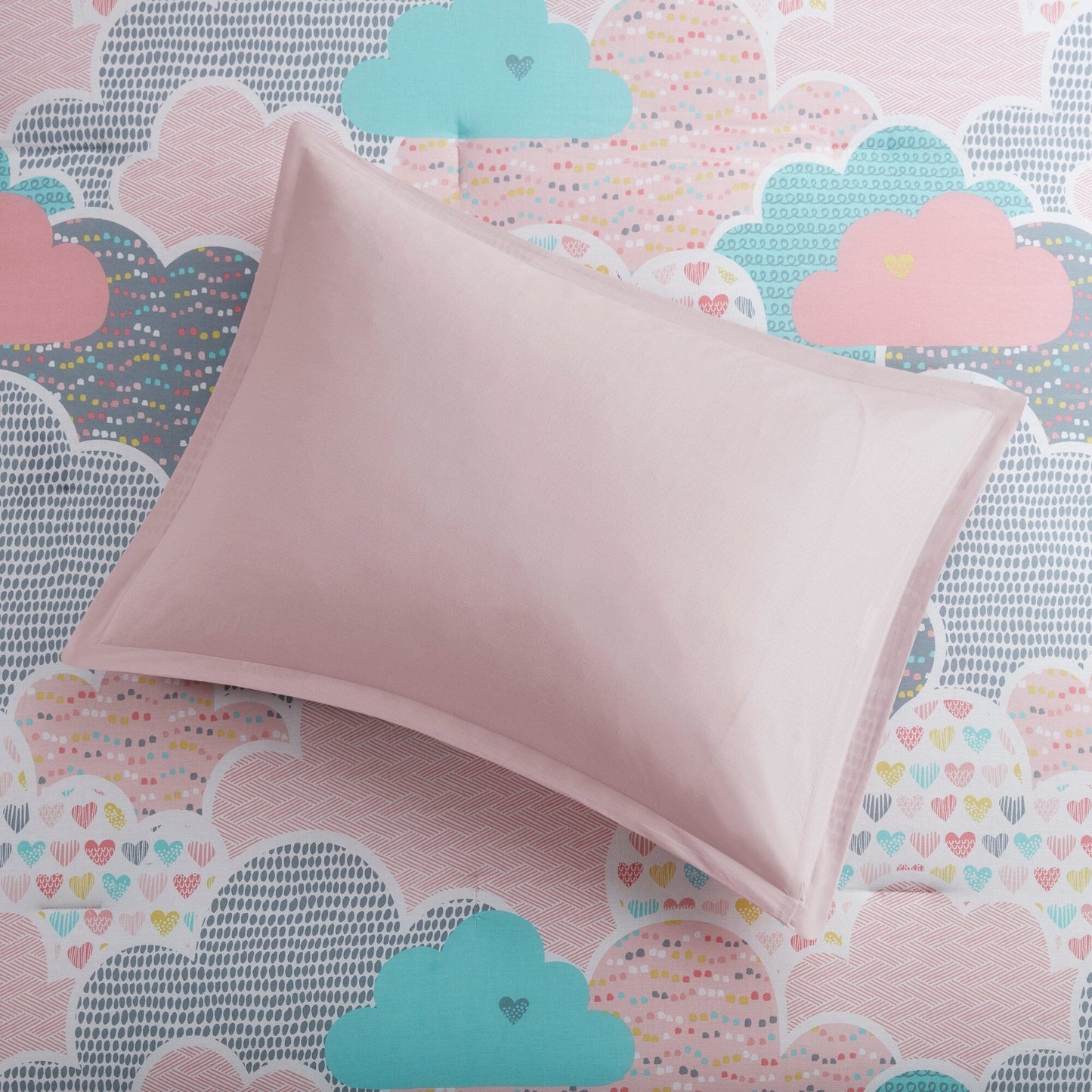 Intelligent Design Kids Bliss Pink Cotton Printed 5-piece Comforter Set