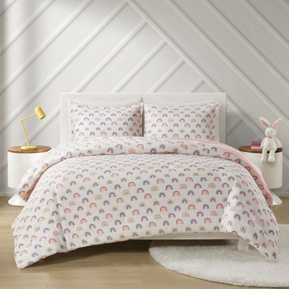 Intelligent Design Kids Dakota Cotton Cabana Stripe Reversible Comforter Set