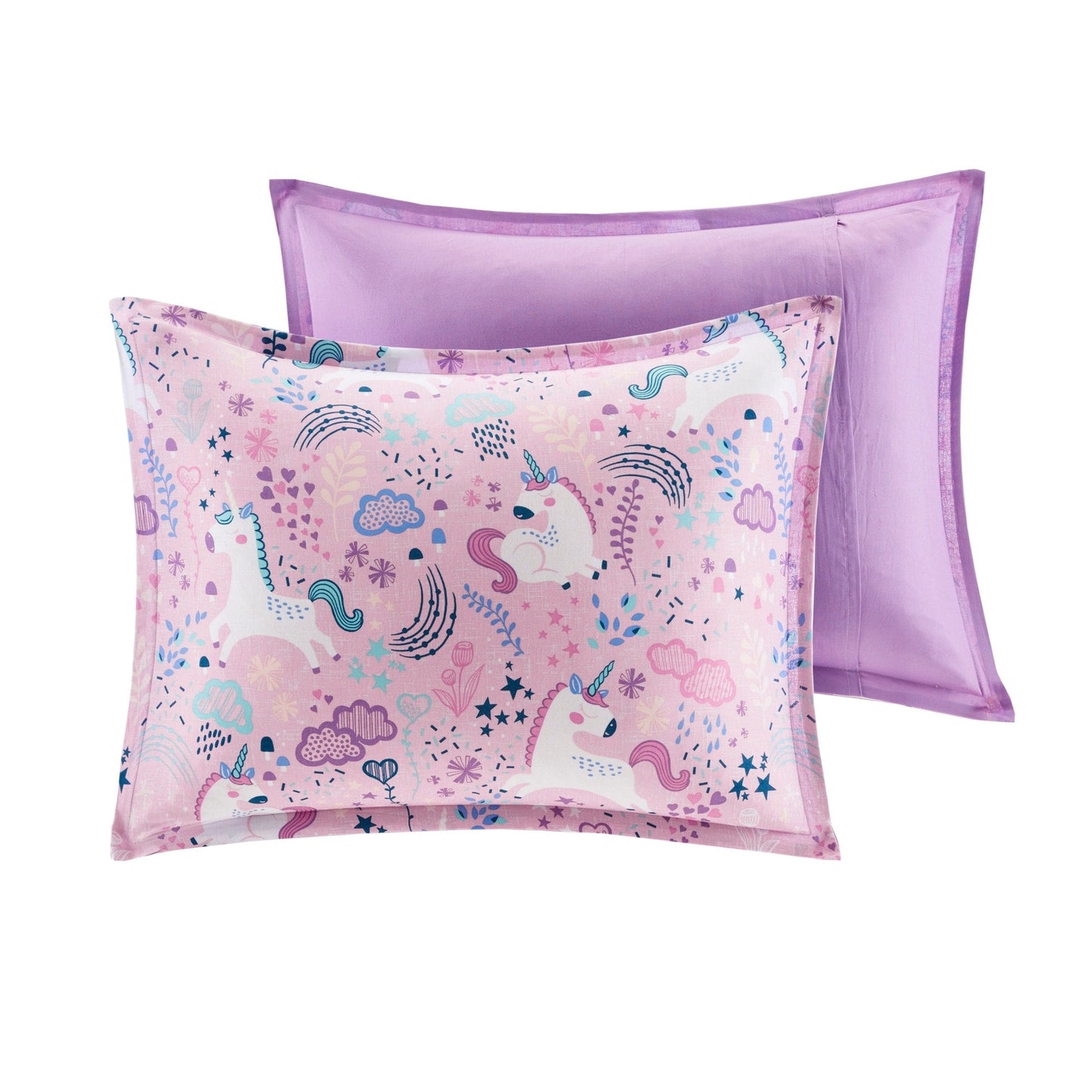 Intelligent Design Kids Ella Unicorn Cotton Comforter Set