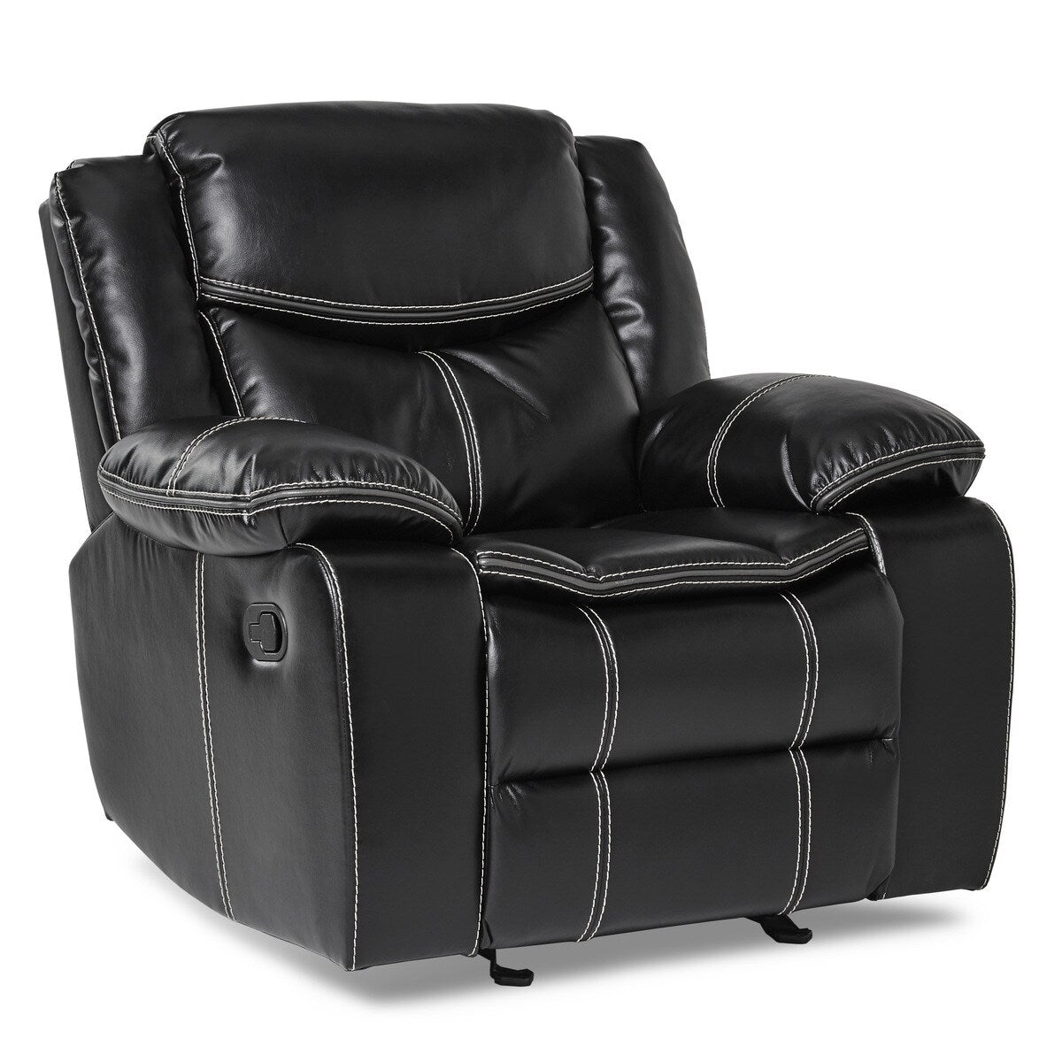 Valina Black Glider Reclining Chair