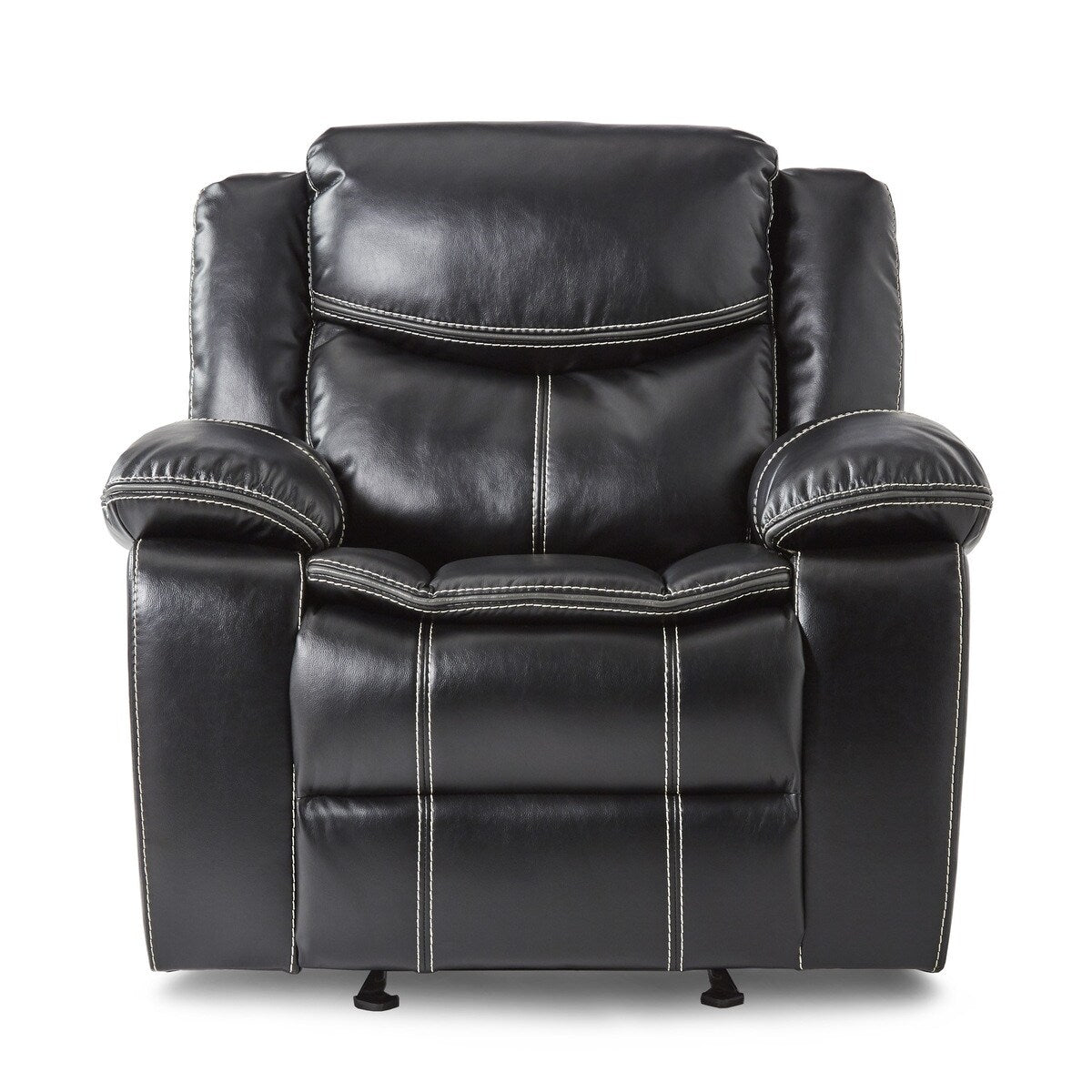 Valina Black Glider Reclining Chair