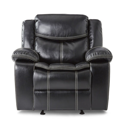 Valina Black Glider Reclining Chair